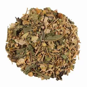 Infusion Tilleul Menthe BIO – Mélange de fleurs de tilleul, verveine et menthes séchées.