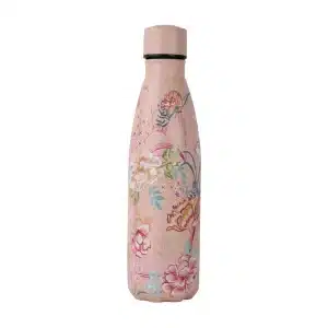 Bouteille Bali Celes’Tea 500 ml – bouteille isotherme florale avec bouchon hermétique – idéale pour thé ou café chaud.