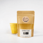 Golden Latté Curcuma & Épices Bio en poudre 100 g Celes’Tea – salon de thé Le Neubourg Normandie