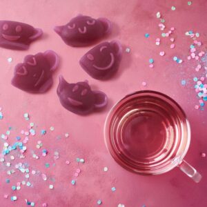 Boisson chaude aux bonbons Yaourt Myrtille
