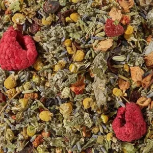 Mélange en vrac de l’infusion Sommeil framboise et lavande