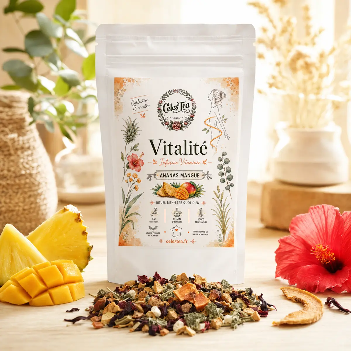 Vitalité – Infusion ananas & mangue